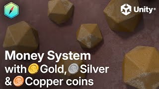 Money System in Unity with Gold, Silver & Copper coins Guide