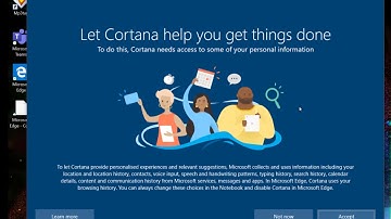Setting up Windows 10 for the first time (Out of Box Experience)