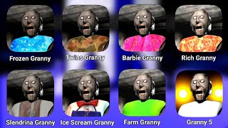 Granny V1.8 All New Mods || Frozen Granny | Barbie Granny | Slendrina | Rich Granny | The Twins Mod