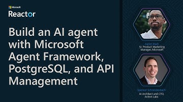 Build an AI agent with Microsoft Agent Framework, PostgreSQL, and API Management
