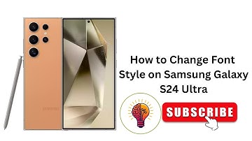 How to Change Font Size on Samsung Galaxy S24 Ultra | Easy Font Settings 2025 Guide!