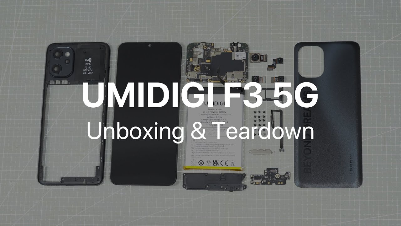 UMIDIGI F3 5G - Unboxing & Teardown Now! - YouTube