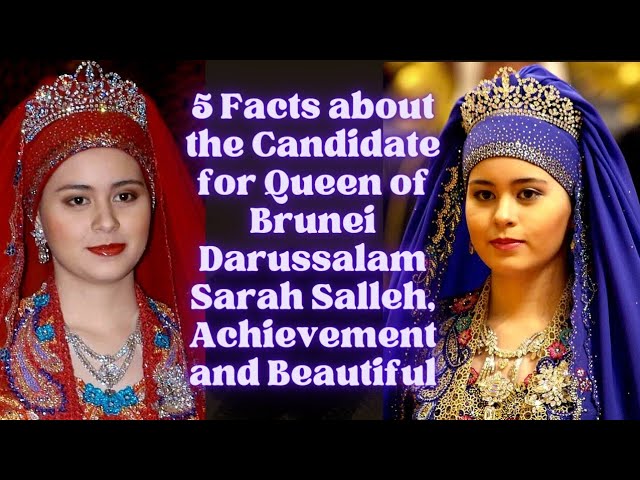 5 Facts about the Candidate for Queen of Brunei Darussalam Sarah Salleh, Achievement and Beautiful class=