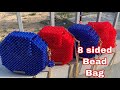 How to make the octagon beaded bag step by step ( the 8 sided beaded bag)