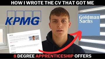How I wrote the CV that got me 8 DEGREE APPRENTICESHIP OFFERS | Step-by-Step Guide