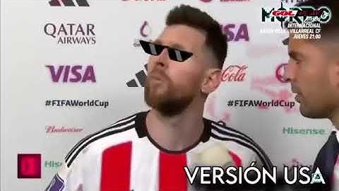 Que miras bobo de Messi en varios idiomas