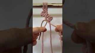 How to Create a Mini Shell Pattern in Macrame - Part 2 #macrametutorial #diymacrame