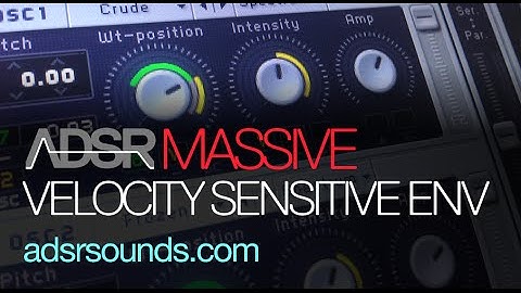 NI Massive Tutorial - Velocity Sensitive Envelopes