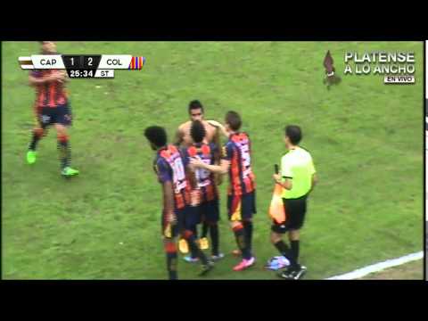 Gol de Scatularo | Platense 1 - 2 Colegiales | Fecha 18 | Campeonato 2015 saavedra cervantes