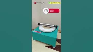 Automatic Chapati & Roti Rolling Machine - Effortless & Perfect Shape Every Time! #foodprocessing