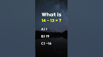 Only Genius can solve this #Math #Quiz #Genius