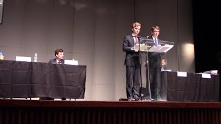 TeamPolicy Debate Finals NITOC 2018