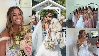 OUR WEDDING DAY *VLOG!* (unedited behind the scenes of our wedding day)