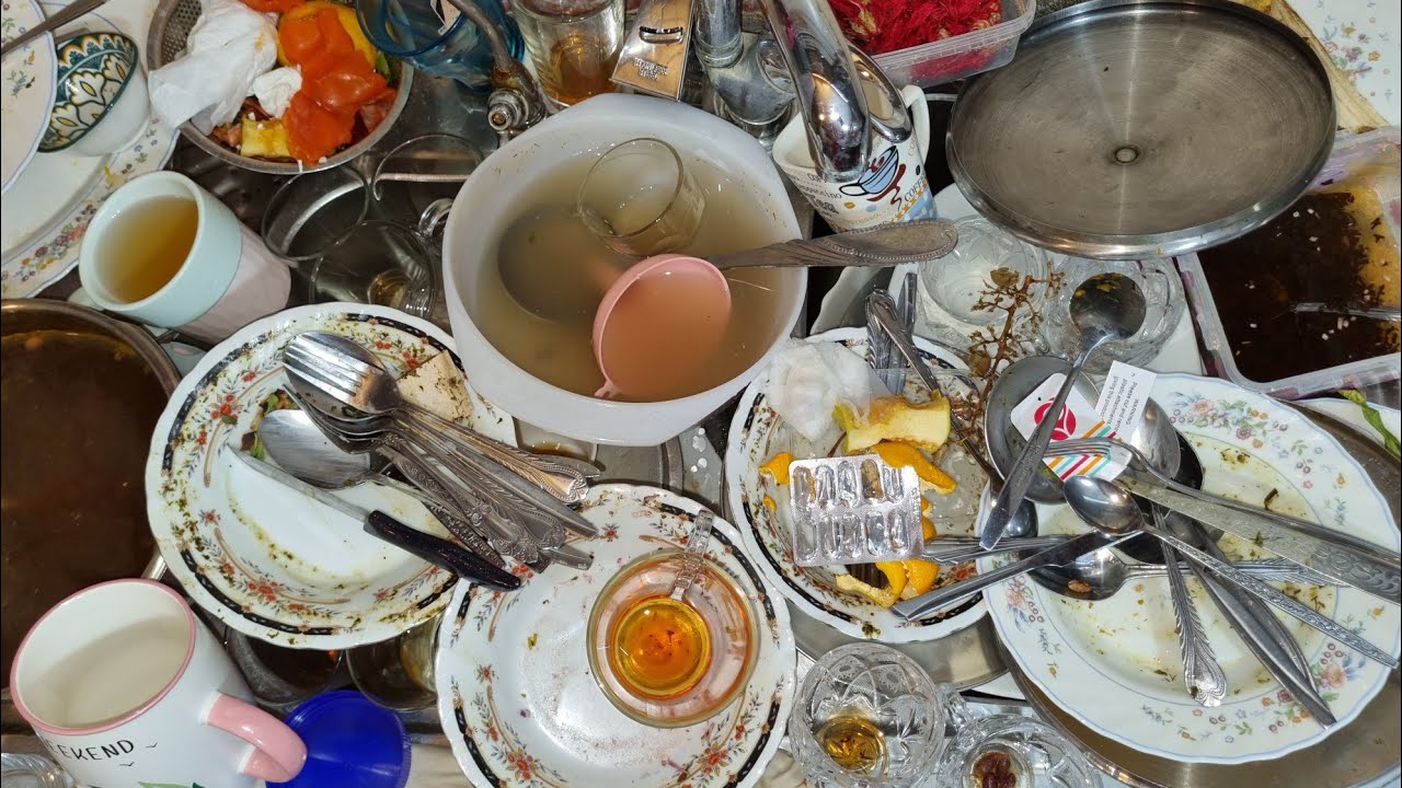 ASMR Dishwashing Satisfying | The Mess Everyone Puts Off