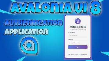C# - Avalonia UI - MVVM - Create Authentication Application  SQLite  EF Core - Dependency Injection