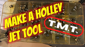 Two Minute Tech: Holley Jet Tool