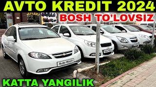 AUTO HOUSE KARSHI. AVTO KREDIT 2024. 700$ BOSHLAB OLING BUNAQASI HALI BO'LMAGAN. KATTA YANGILIK