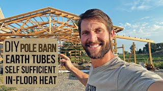 I'm building a POLE BARN hangar style. Part 1