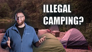 Camping here is ILLEGAL? | Don't Trespass Kayak or Canoeing