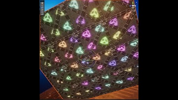 Parallax Sci-fi Panels in Unity using Shader Graph #unity  #shaders #shorts