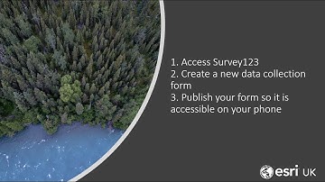 Digital Field Notes - creating a data collection form in Survey123