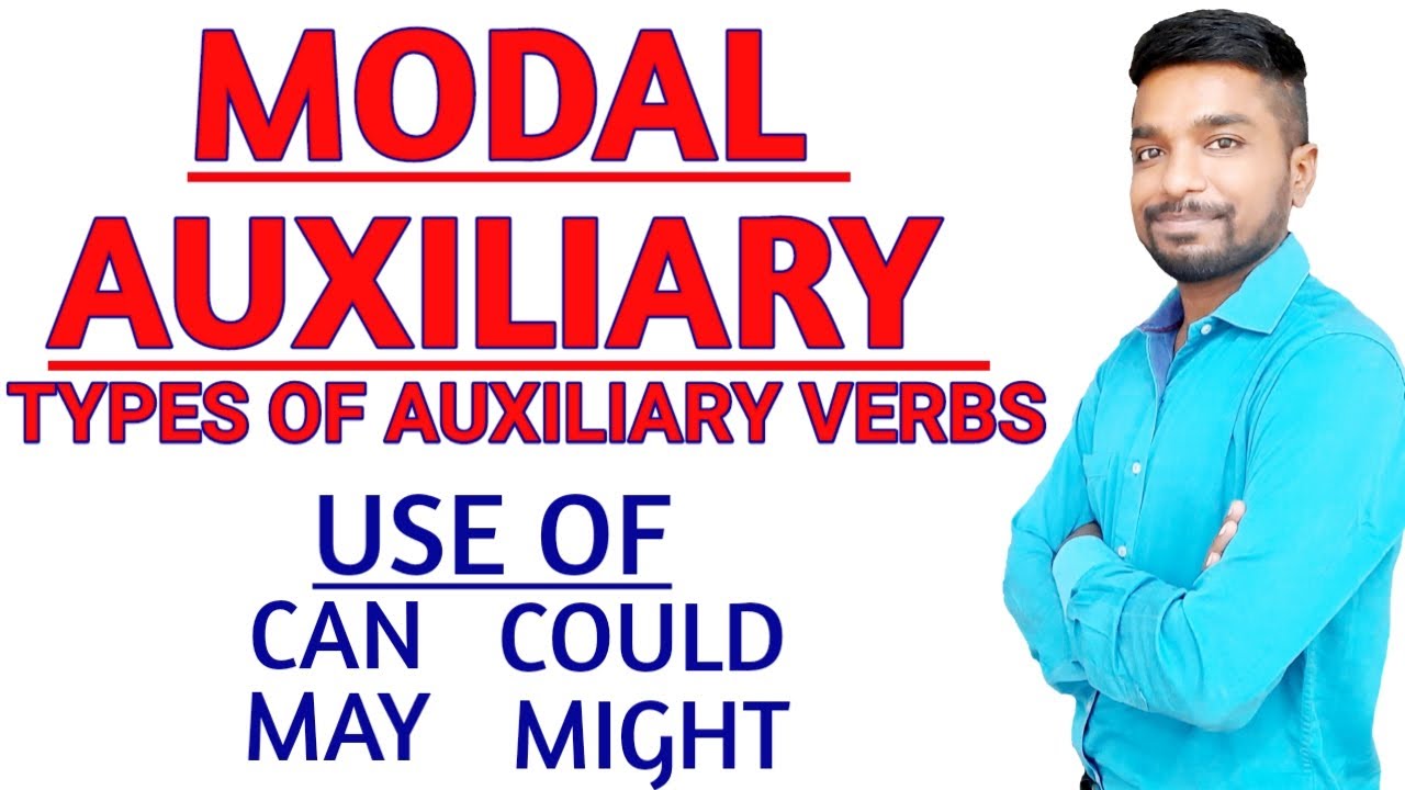 MODAL AUXILIARY ll TYPES OF AUXILIARY VERBS ll DEFINITION ll USE OF CAN,COULD,MAY,MIGHT ll IN