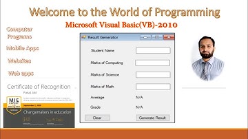 Hoe bereken je het gemiddelde cijfer van een student met Visual Basic 2010?
