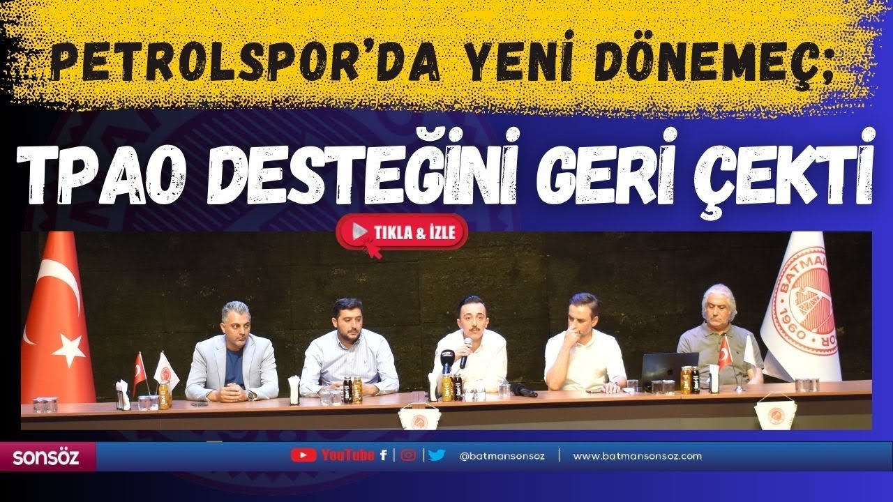 TPAO desteğini geri &ccedil;ekti