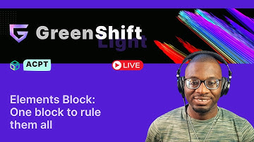 DD Live 23: GreenShift Walkthrough - The GreenLight Elements Block and Query Addon