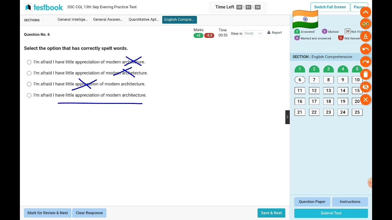 SSC CGL TIER-1 Full Mock Test for Practice before exam ๐ฏ Perfect ...