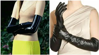Beautiful And Gorgeous Leather Latex Long Gloves Designs Ideas For Girls Of 2020
