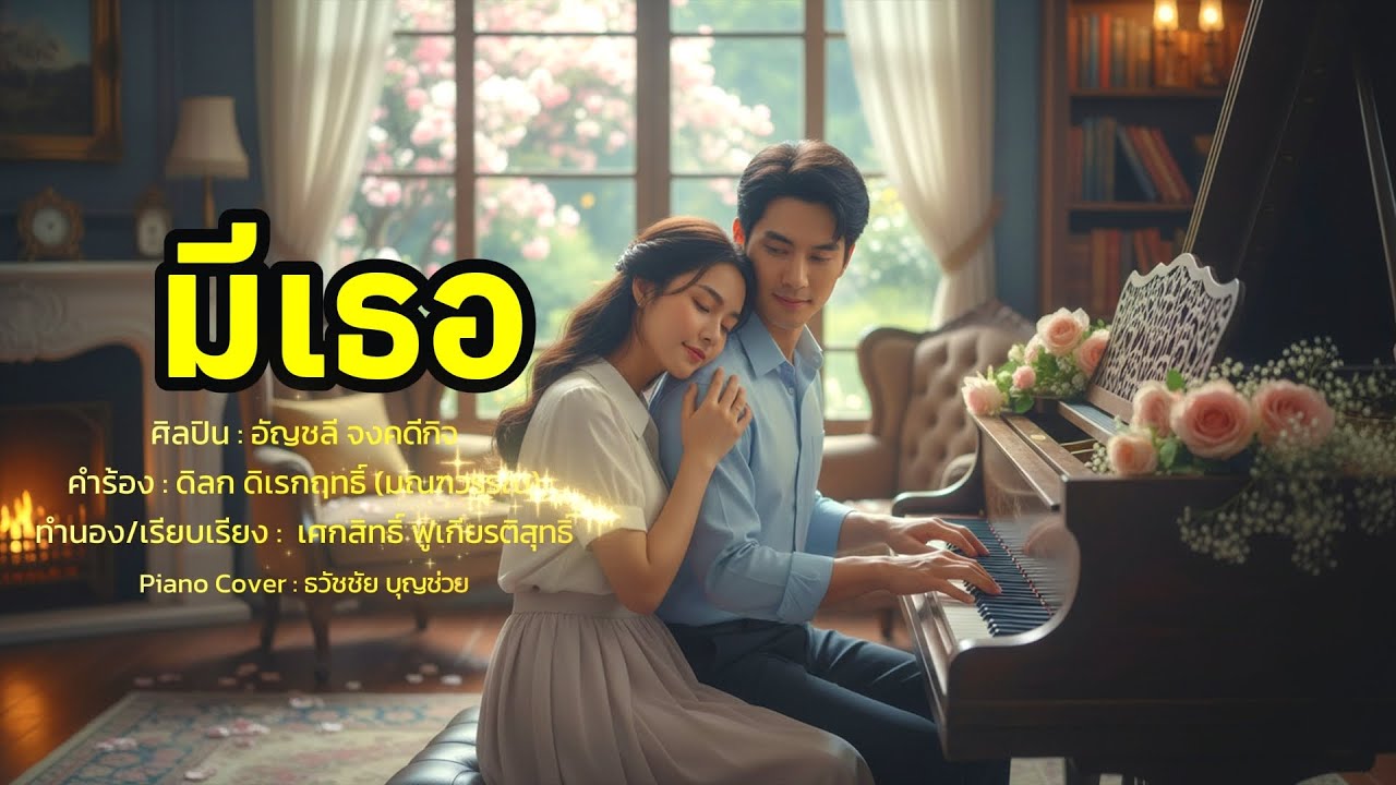มีเธอ - อัญชลี จงคดีกิจ - เปียโนเพราะๆ - เปียโนบรรเลง - Piano Cover by  ธวัชชัย บุญช่วย