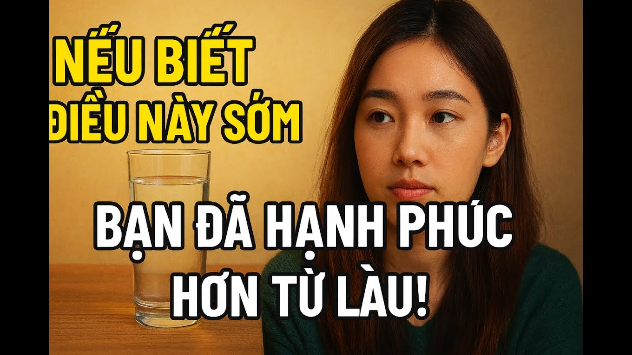 Nếu biết điều này sớm, bạn đã hạnh phúc hơn từ lâu!😔