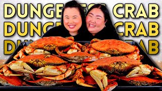 GIANT DUNGENESS CRAB SEAFOOD BOIL MUKBANG + BLUE CRAB + SNAILS + KERRY GOLD BUTTER  먹방 EATING SHOW!