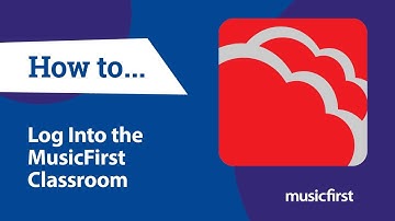 Logging In to the MusicFirst Classroom