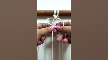 Macramé endless fall knot  1