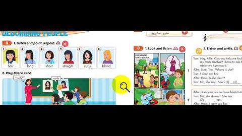 Grade 4  - I learn smart start -  Unit 6 -  Describing people