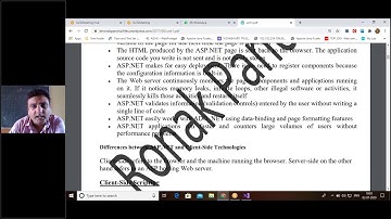 Online Lecture on Introduction of ASP.Net | Ronak Panchal