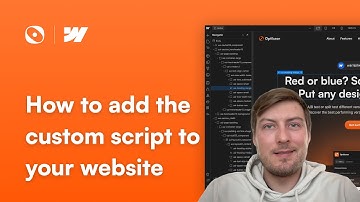 Optibase Tutorial: How to Add the Custom Script to Your Webflow Site