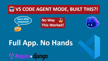 VS Code Agent Mode is a GAME CHANGER for Django + Angular Development