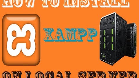 how to install xampp server on your Computer