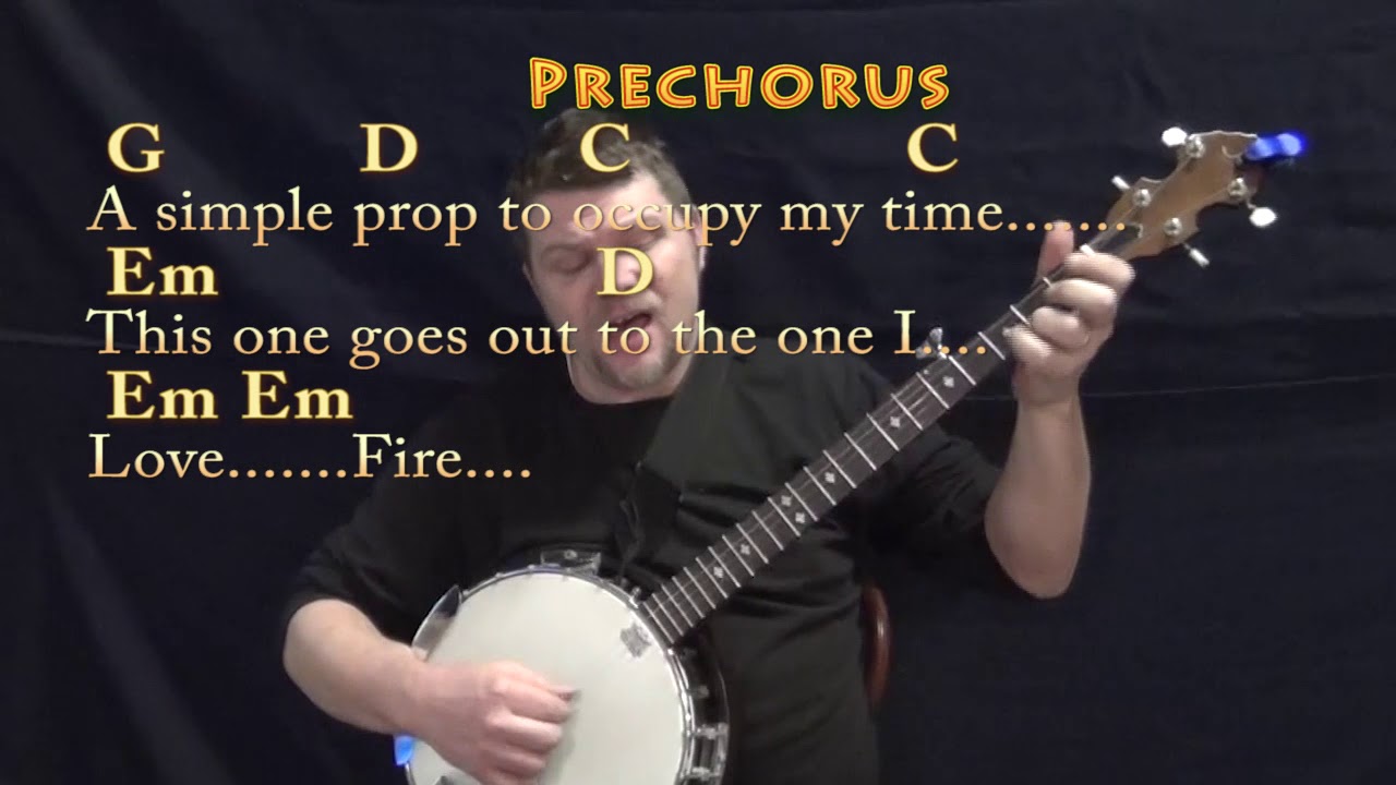 The One I Love (REM) Banjo Cover Lesson with Chords/Lyrics YouTube