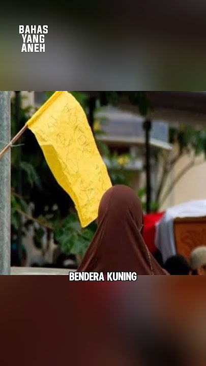Why is the Yellow Flag Considered a Symbol of Death??🤔 #bahasyanganeh #benderakuning #shortsvideo