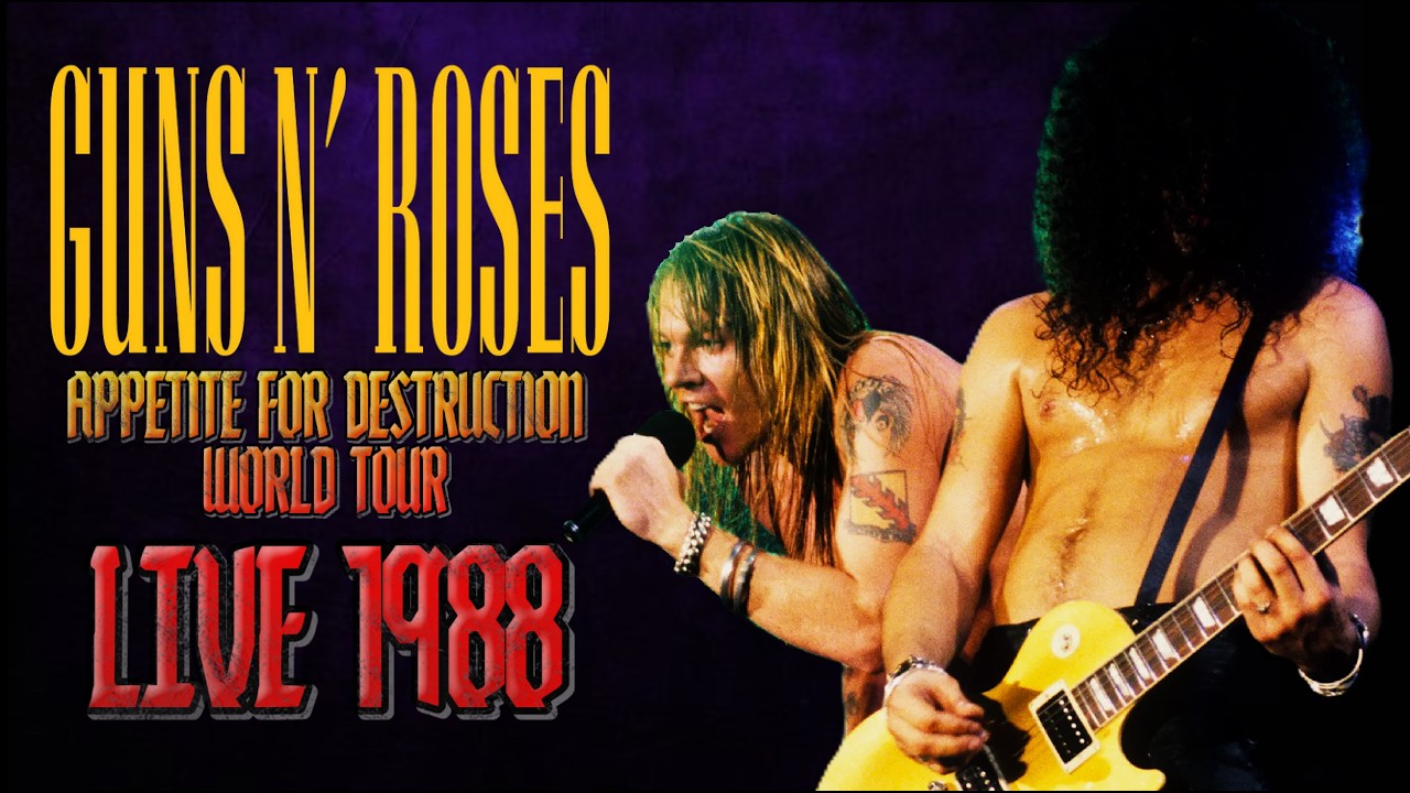 Guns N’ Roses – Live in Melbourne 1988 (Pro Shot Full Concert) | Appetite For Destruction Tour