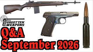 Q&A September 2026: Resto-Mod Pistols, 6x45mm SAW, and M14s