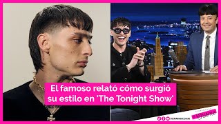 DeC | Peso Pluma regresa al programa de Jimmy Fallon y revela que su corte de pelo fue un error