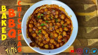 HOW TO MAKE DELICIOUS BAKED BBQ CHICKPEAS | HEALTHY MOMENTS WITH JILL