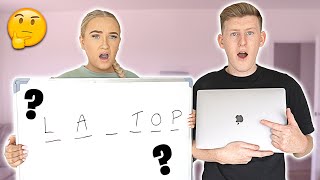 IF YOU GUESS THE WORD ILL BUY IT CHALLENGE WITH BOYFRIEND!!