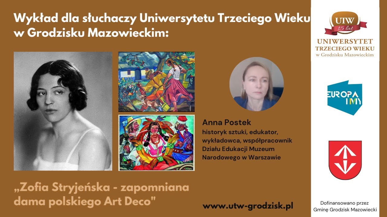 Zofia Stryjeńska zapomniana dama polskiego Art Deco. WYKŁAD (04.03.2021)