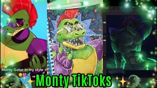 🐊✨monty tiktoks that made you forget that he destroyed bonnie✨🐊